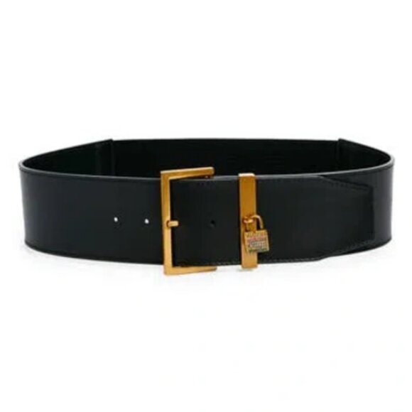 Kurt Geiger London Wide Stretch Back Leather Belt